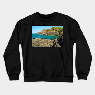 Beautiful Coastal Scenery Of Ceibwr Bay Crewneck Sweatshirt